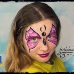 Butterfly facepainting