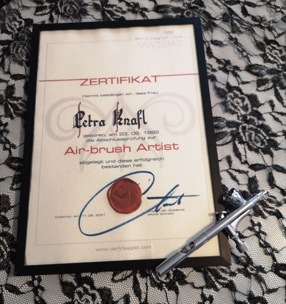 Abschlussprüfung zum Airbrush Artist